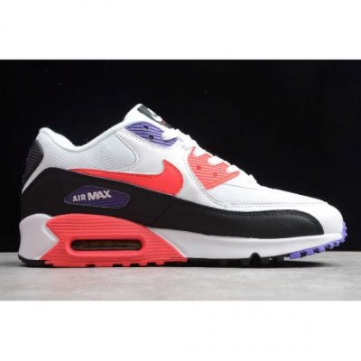 Nike Air Max 90 Essential Beyaz / Kırmızı Koşu Ayakkabısı Türkiye - 8J2FE3H9